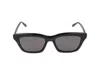 Loewe Sigma Slim Rectangular Sunglasses In Black