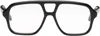 Loewe Black Slim Aviator Glasses