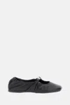 Loewe Women Pebble Ballerina In Nappa Leather In Black
