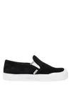 Loewe Womens Black Terra Vulca Contrast-sole Canvas Low-top Trainers In Black