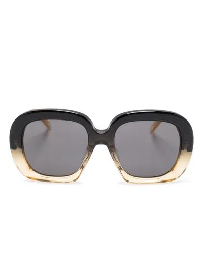 Loewe Black Gradient Square-frame Sunglasses
