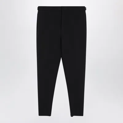 Loewe Black Stretch Wool Blend Trousers