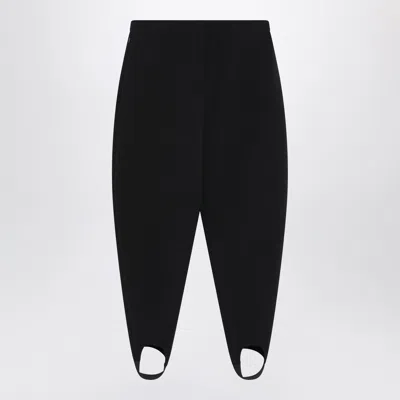 Loewe Black Stretch Woolblend Trousers