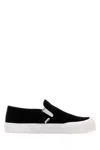 Loewe Womens Black Terra Vulca Contrast-sole Canvas Low-top Trainers