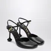 Loewe Leather Toy Ankle-strap Pumps 90 In Black