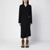 Loewe Belted Wool Dress In Black