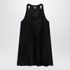 Loewe Mini Abito In Raso Nero Donna In Black
