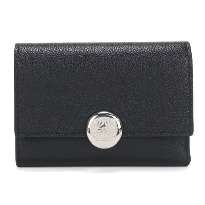 Pre-owned Loewe Black Wallet (tri-fold) ()