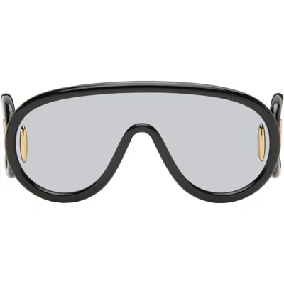 Loewe Black Wave Mask Sunglasses