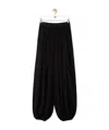 Loewe Black Wide-leg Casual Pants In Black