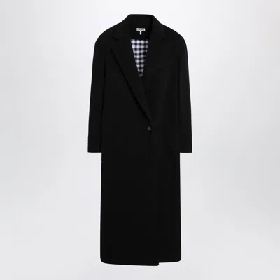 Loewe Black Wool And Cashmere Coat