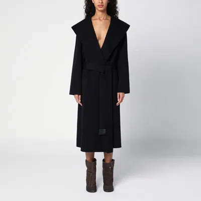 Loewe Black Wool And Cashmere Coat