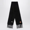 Loewe Black Wool And Mohair Scarf