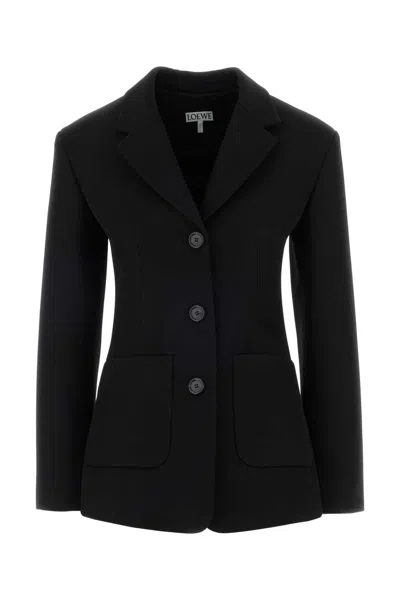 Loewe Black Wool Blend Blazer