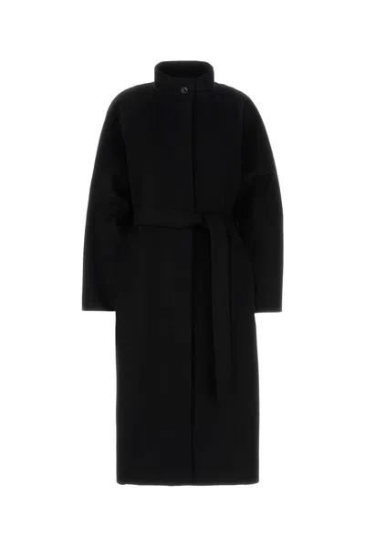 Loewe Black Wool Blend Coat