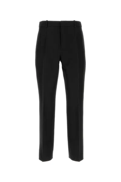 LOEWE BLACK WOOL BLEND PANT