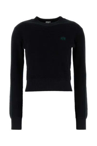 LOEWE BLACK WOOL SWEATER