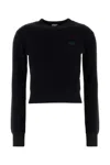Loewe Women Black Wool Sweater In Black