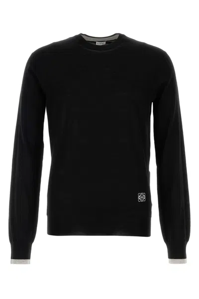 Loewe Black Wool Sweater