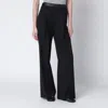 Loewe Black Wool Trousers In Black