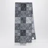 Loewe Black/white Anagram Wool And Cashmere Scarf