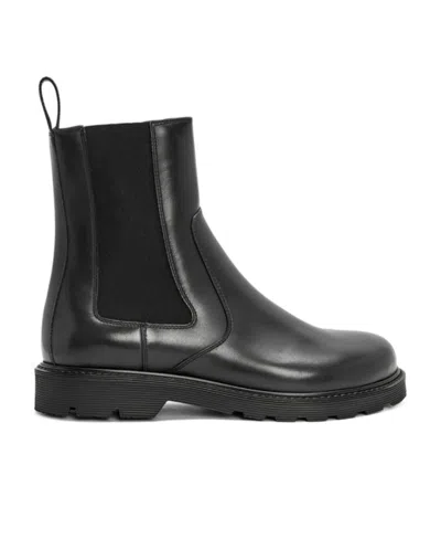 LOEWE BLAZE CHELSEA BOOT IN BICOLOUR BRUSHED CALFSKIN