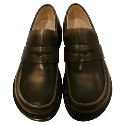 Pre-owned Loewe Blaze Loafers Excellent Condition Size 38 In Black