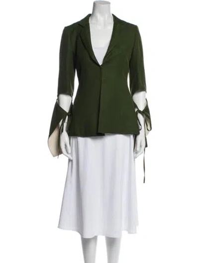 Pre-owned Loewe Blazer In Green