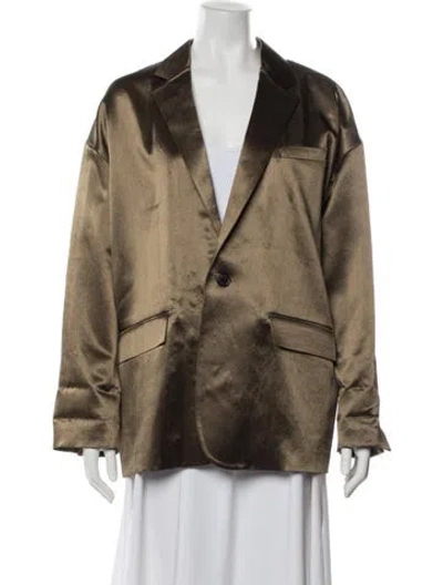 Pre-owned Loewe Blazer In Green