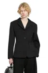 Loewe Wool Deconstructed Blazer In Black