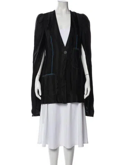 Pre-owned Loewe Blazer W/ Tags In Black