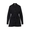 Loewe Waist Tie Long Sleeve Blouse In Black