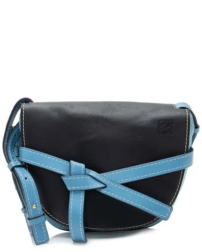 LOEWE LOEWE BLUE CALFSKIN GATE SMALL CROSSBODY (AUTHENTIC PRE-LOVED)