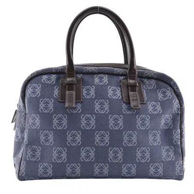 Pre-owned Loewe Blue Denim Handbag ()
