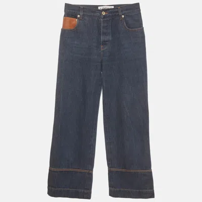 Pre-owned Loewe Blue Denim Straight Fit Jeans Xs /waist 27"