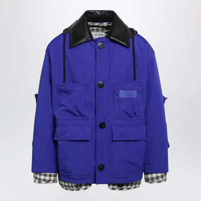 Loewe Blue Layeredconstruction Nylon Jacket