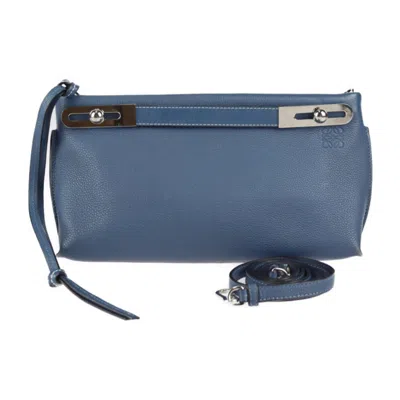 Pre-owned Loewe Blue Leather Handbag Shoulder Bag Tote Bag ()