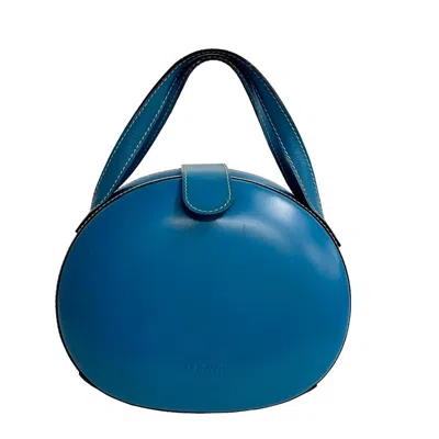 Pre-owned Loewe Blue Leather Handbag Vanity Bag ()