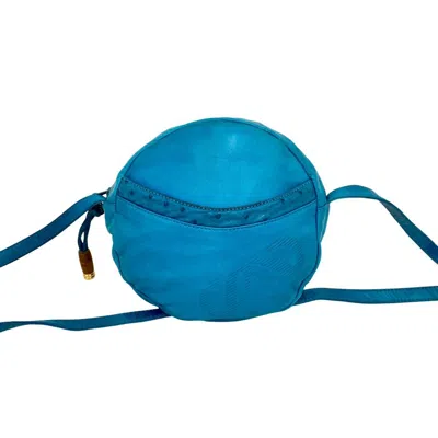 Pre-owned Loewe Blue Leather Pochette Shoulder Bag ()