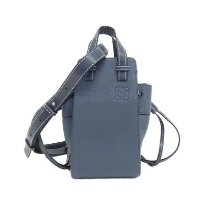 Pre-owned Loewe Blue Leather Shoulder Bag ()
