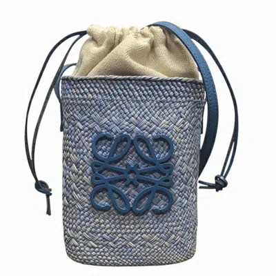 Pre-owned Loewe Blue Leather Shoulder Bag ()
