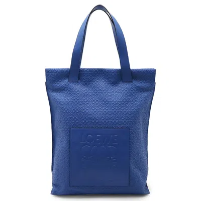 Pre-owned Loewe Blue Leather Shoulder Bag Tote Bag ()