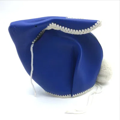 Pre-owned Loewe Blue White Leather Shoulder Bag () In Multi