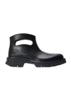 Loewe Bobby Leather Ankle Boots In Black