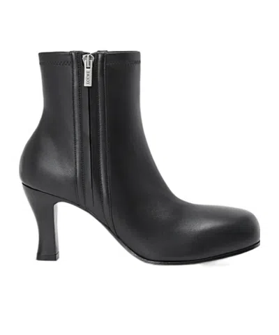 Loewe Bobine Ankle Boot In Nappa Lambskin In Black