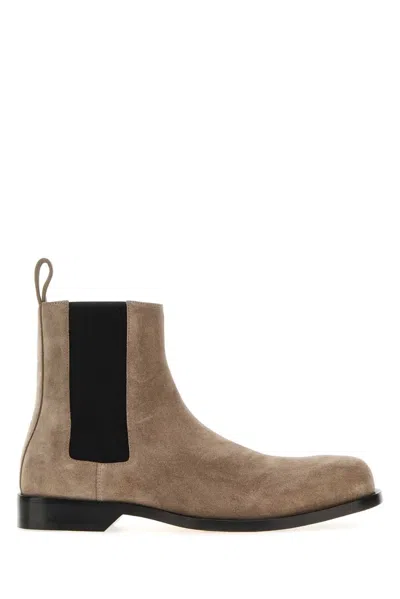 Loewe Bobine Chelsea Bootie In Brown