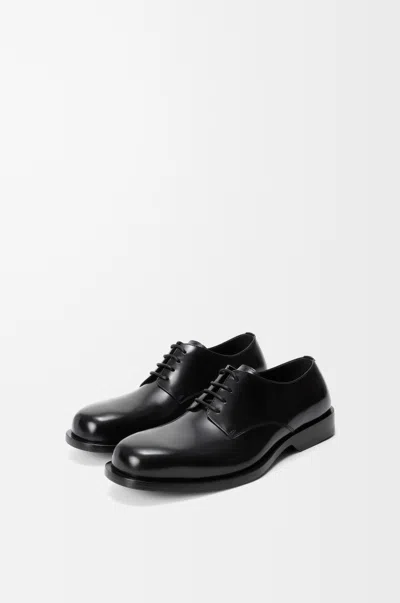 Loewe Bobine Lace-up Derby Shoes In Black