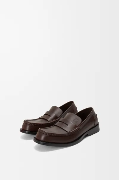 Loewe Bobine Loafers In Brown