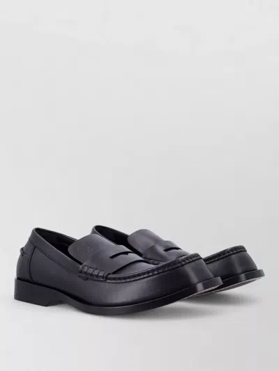Loewe Bobine Loafer Round Toe Stitched Detailing In Animal Print