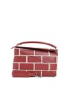Loewe Puzzle Edge Large Brick Bag In Red